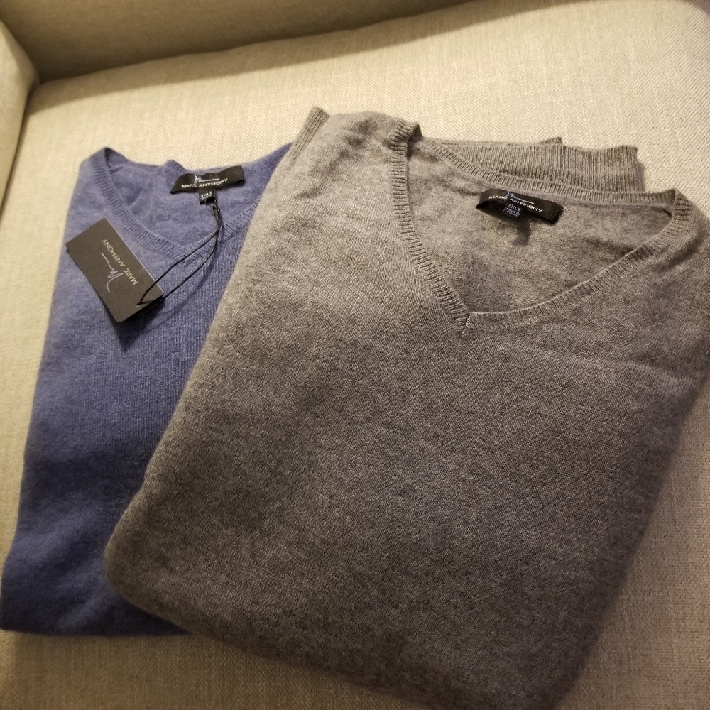 Set of Two (2) Cashmere 3XLT Sweaters